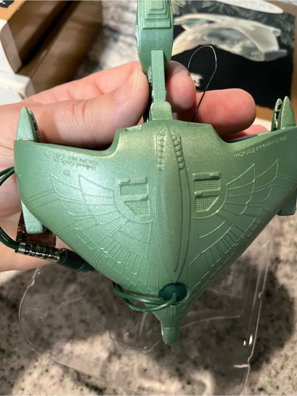 Star Trek Hallmark Keepsake Magic Light-up Ornaments Lot of 4 Voyager Enterprise